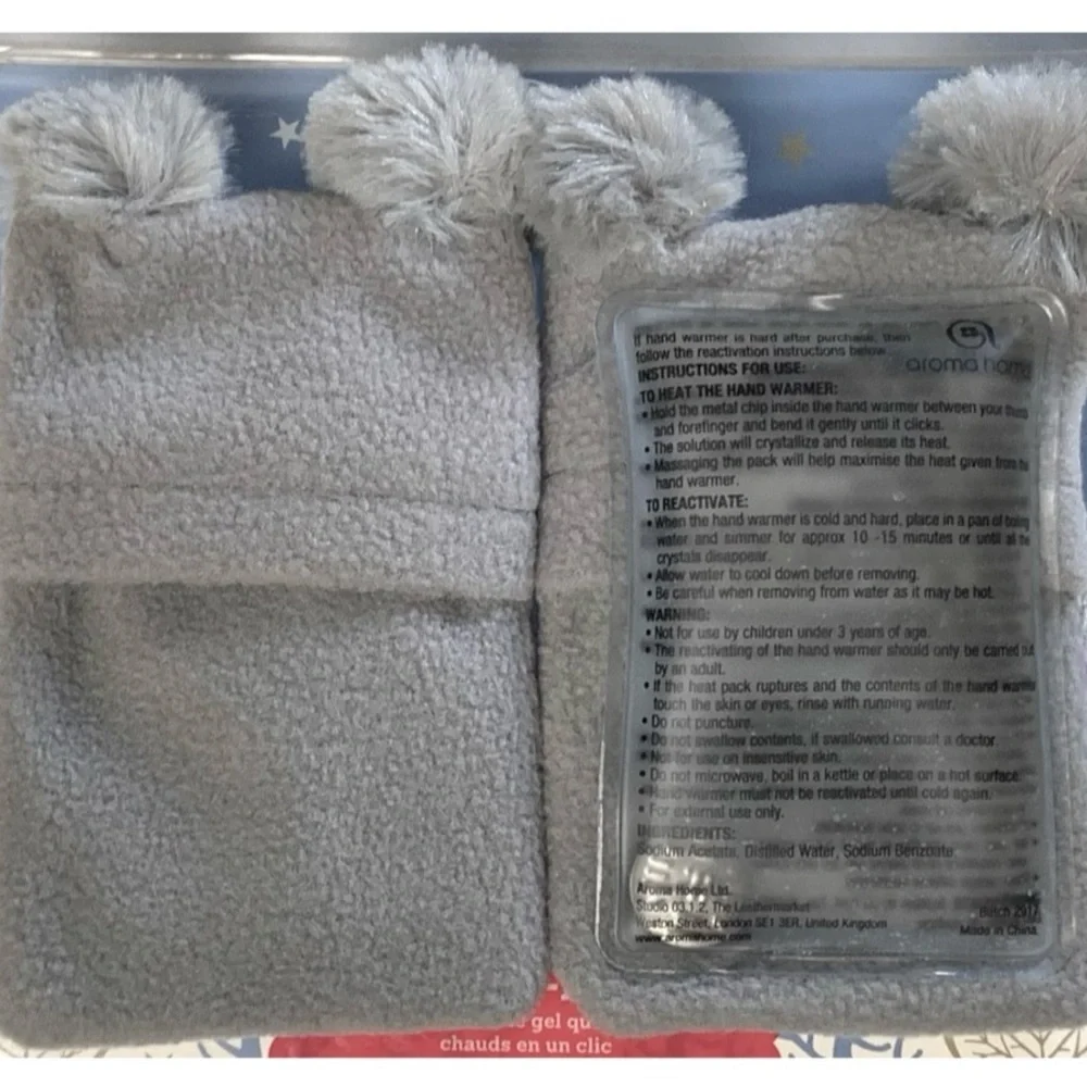 Toddler Pre-School Little Girl Click & Heat Koala Bear Reusable Hand Warmers NIB